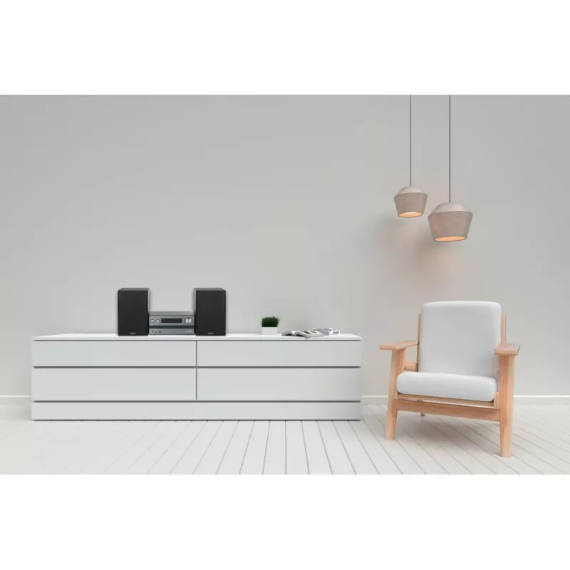 Kenwood M-918DAB-H namų garso mikro sistema 10 W, aliuminis, juoda