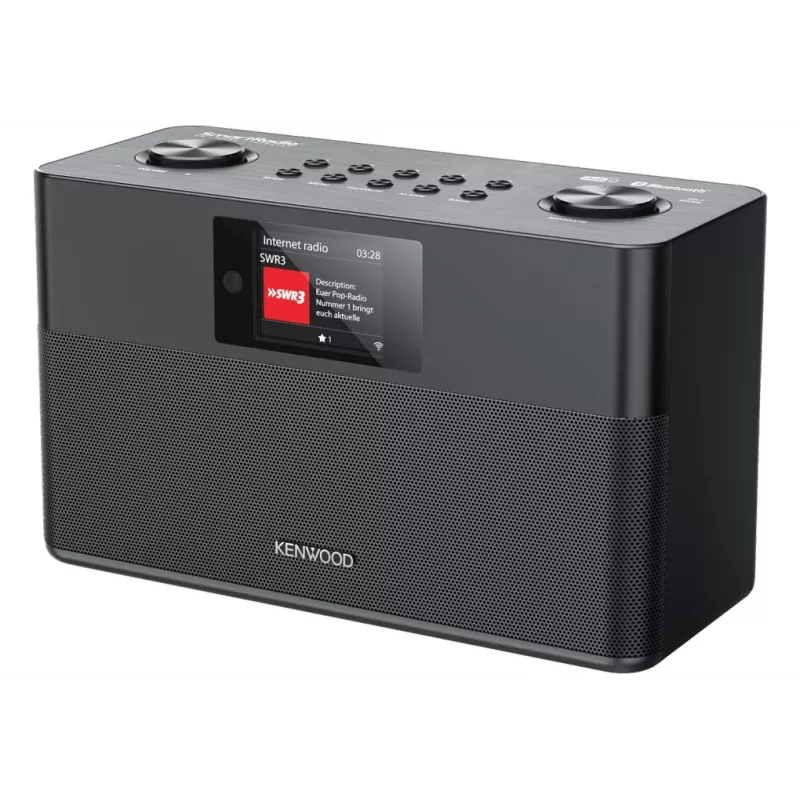 Kenwood CR-ST100S-B internetinis radijo imtuvas, juodas
