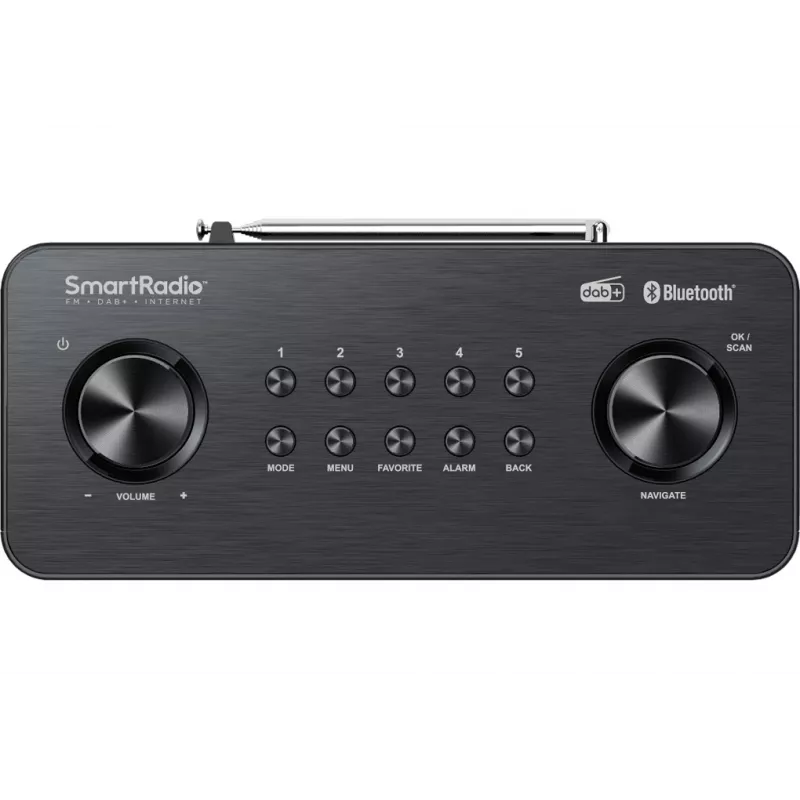Kenwood CR-ST100S-B internetinis radijo imtuvas, juodas