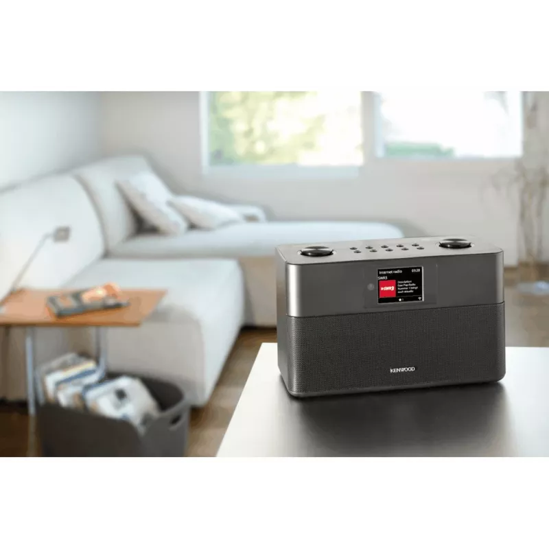 Kenwood CR-ST100S-B internetinis radijo imtuvas, juodas