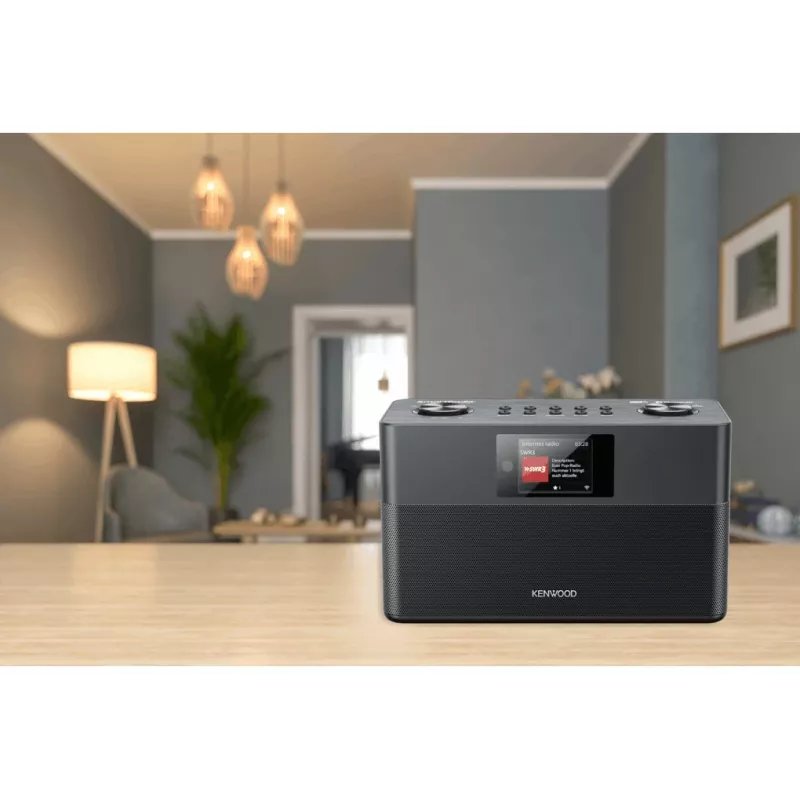 Kenwood CR-ST100S-B internetinis radijo imtuvas, juodas