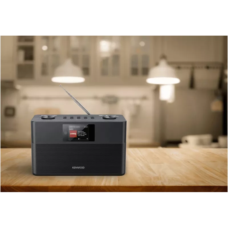 Kenwood CR-ST100S-B internetinis radijo imtuvas, juodas