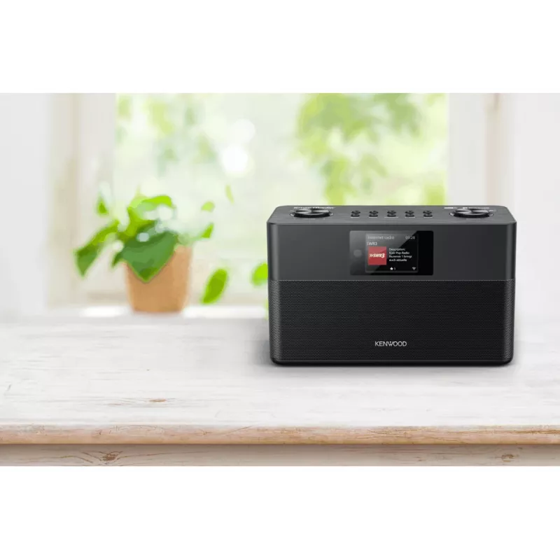 Kenwood CR-ST100S-B internetinis radijo imtuvas, juodas