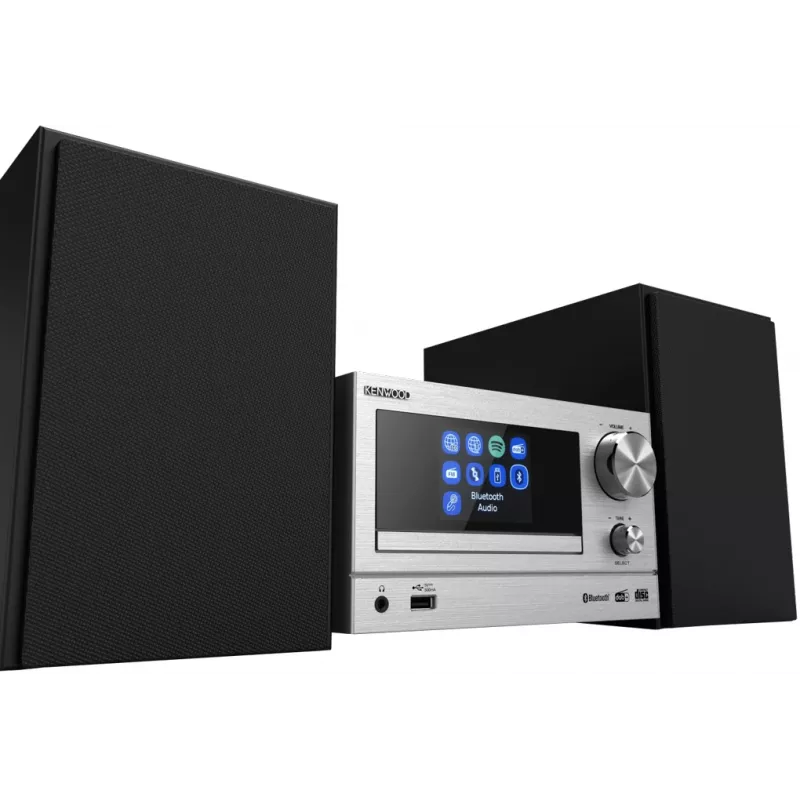 Kenwood M-7000S Namų mini audio sistema 30 W Sidabrinė