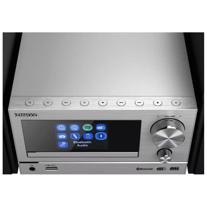 Kenwood M-7000S Namų mini audio sistema 30 W Sidabrinė