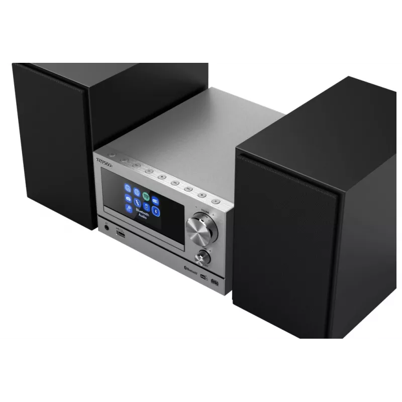Kenwood M-7000S Namų mini audio sistema 30 W Sidabrinė