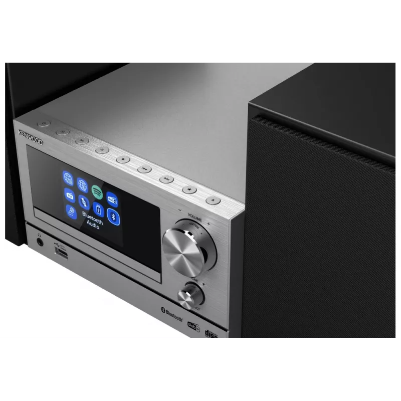 Kenwood M-7000S Namų mini audio sistema 30 W Sidabrinė
