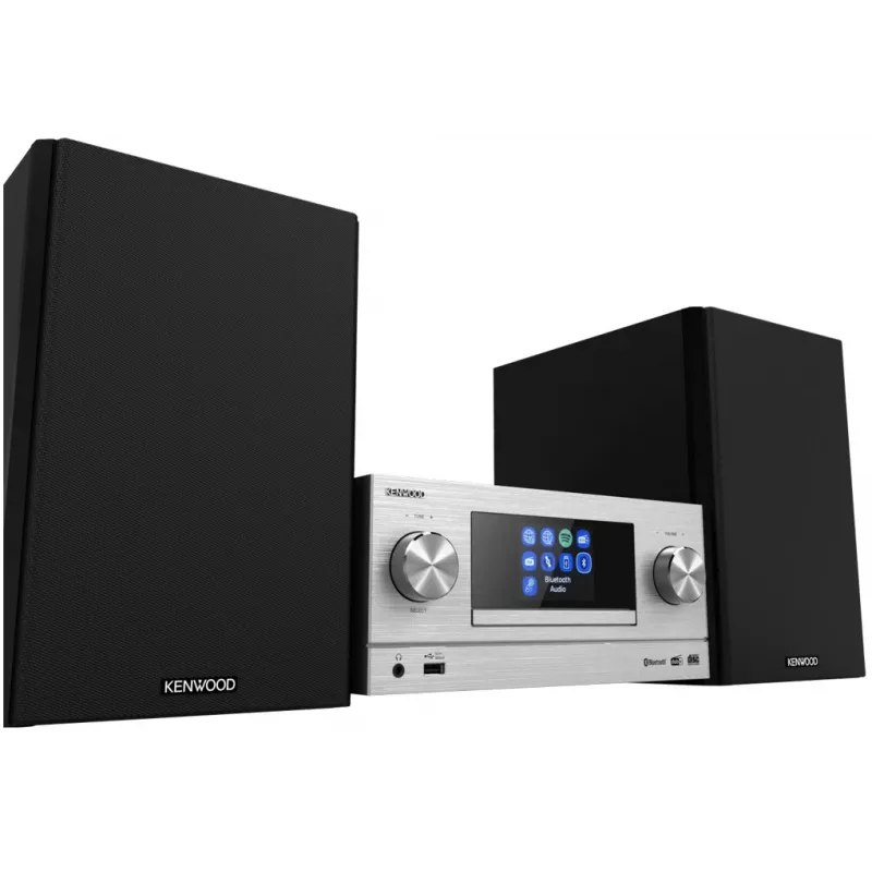 Kenwood M-9000S Namų mini garso sistema 50 W Sidabrinė