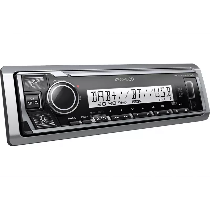 Kenwood KMR-M508DAB 88 W Bluetooth jūrinis skaitmeninis imtuvas su DAB+ radiju