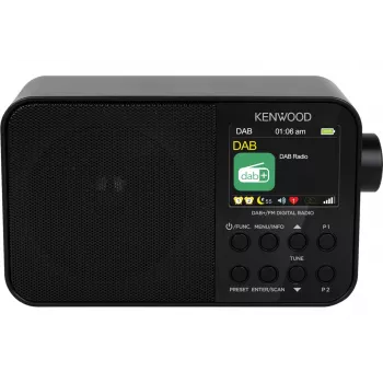 Kenwood CR-M30DAB-B nešiojamas skaitmeninis radijo imtuvas juodas