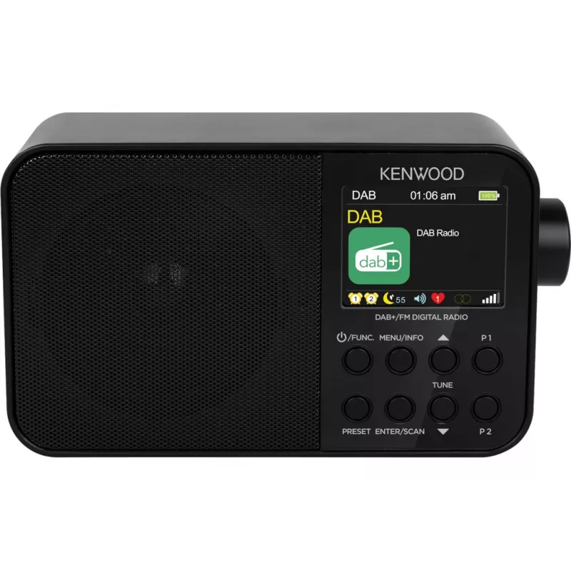 Kenwood CR-M30DAB-B nešiojamas skaitmeninis radijo imtuvas juodas