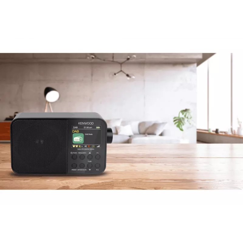 Kenwood CR-M30DAB-B nešiojamas skaitmeninis radijo imtuvas juodas