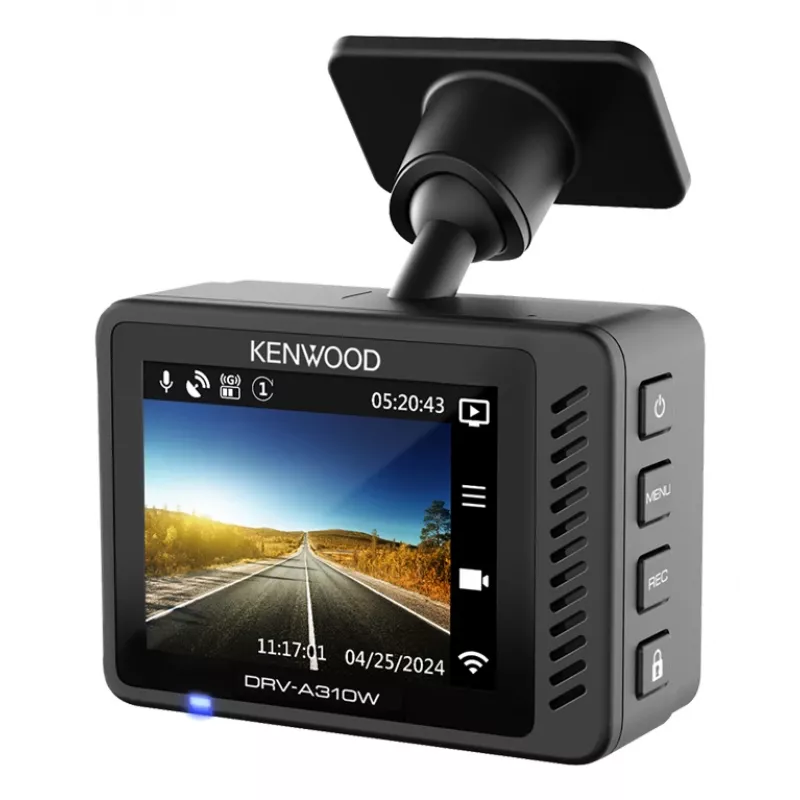 Kenwood DRV-A310W vaizdo registratorius Full HD Wi-Fi DC Juoda