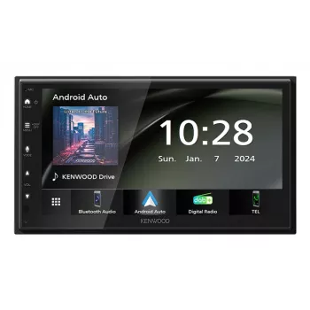 Kenwood DMX6523DABS automobilinis medijos imtuvas Juodas Wi-Fi Bluetooth