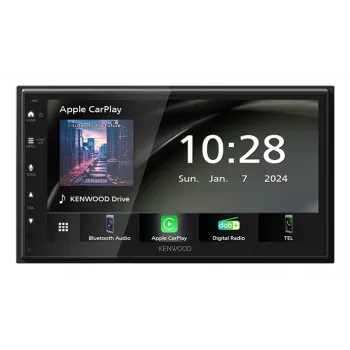 Kenwood DMX6523DABS automobilinis medijos imtuvas Juodas Wi-Fi Bluetooth
