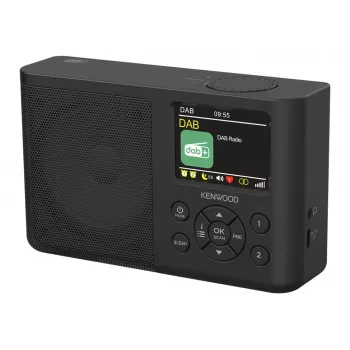 Kenwood CR-M33DAB nešiojamas skaitmeninis radijo imtuvas juodos spalvos