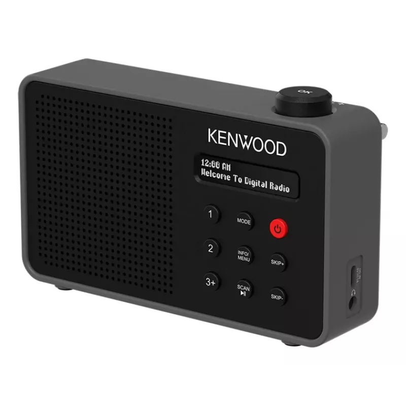 Kenwood CR-M25DAB-B nešiojamas skaitmeninis radijo imtuvas, juodas