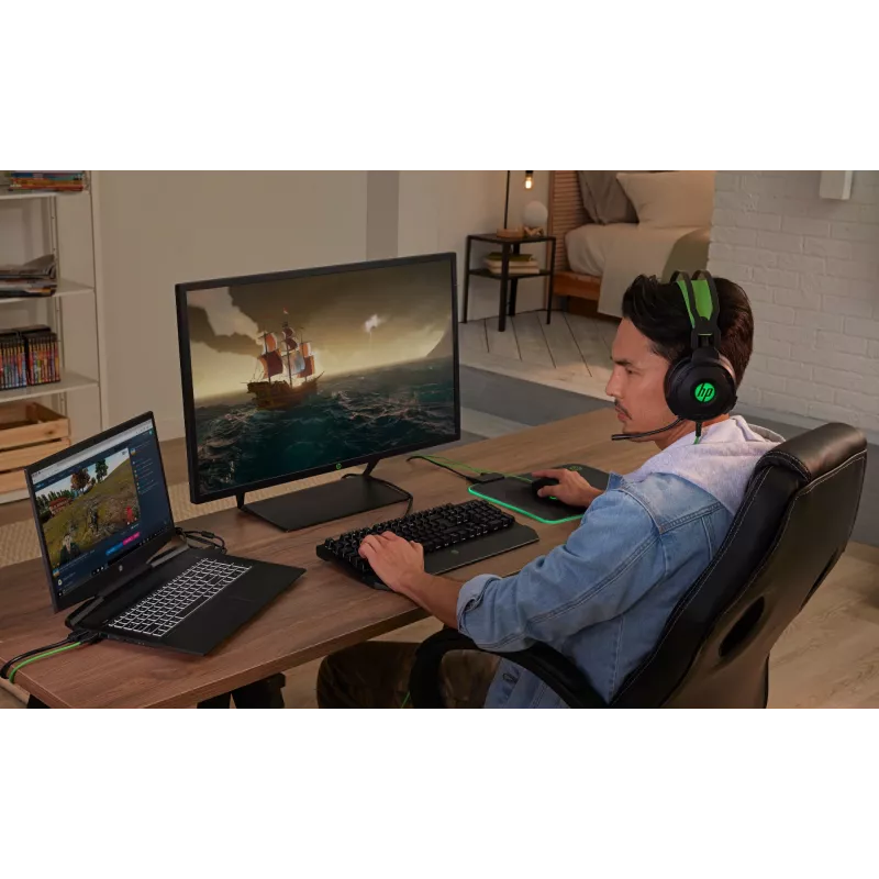 HP Pavilion Gaming Keyboard 800, pilno dydžio (100%), laidinis, USB, mechaninis, juodas
