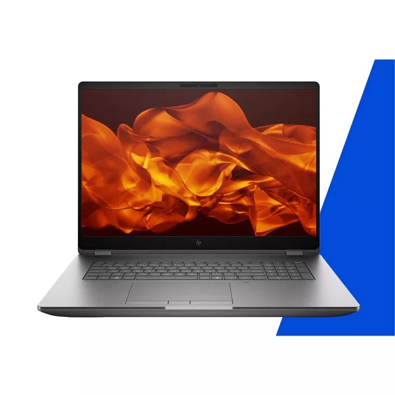 HP ZBook Fury G1i nešiojama darbo stotis Intel Core Ultra 9 285HX 45,7 cm (18 colių) WQXGA 64 GB DDR5-SDRAM 2 TB SSD NVIDIA RTX PRO 2000 Blackwell Wi-Fi 7 (802.11be) Windows 11 Pro AI darbo stotis, AI asmeninis kompiuteris sidabrinė