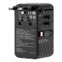 Verbatim Charge 'n' Travel 70W 2C Universalus kelioninis adapteris su įtraukiamais laidais juodas