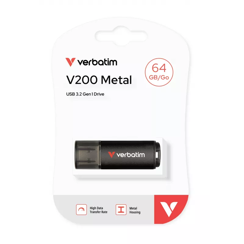 Verbatim V200 Metal USB atmintukas 64GB