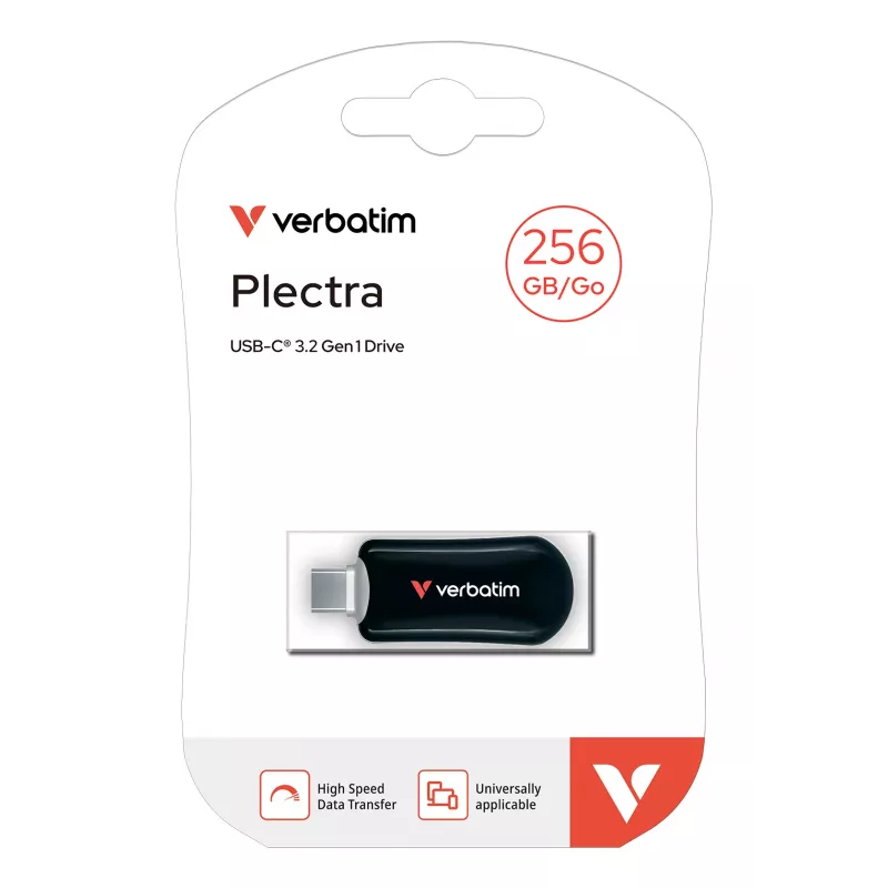 Verbatim Plectra USB-C atmintukas juodas 256GB