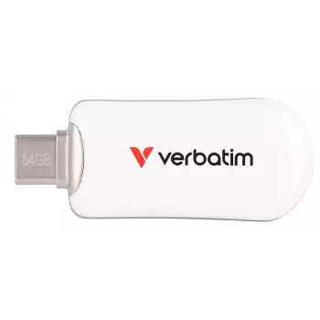 Verbatim Plectra USB-C atmintukas baltas 64 GB
