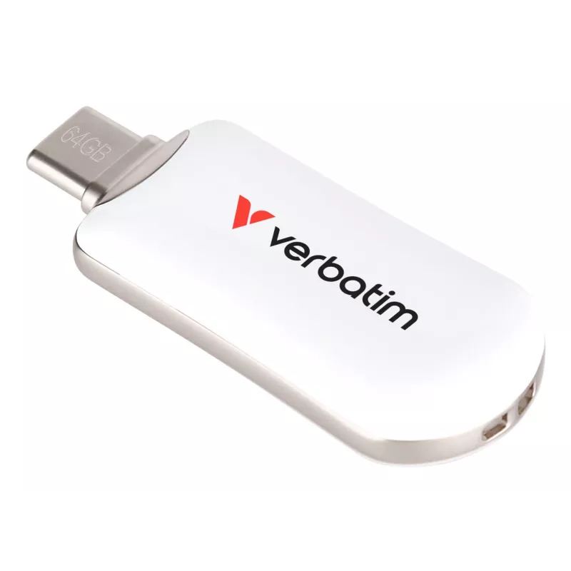 Verbatim Plectra USB-C atmintukas baltas 64 GB