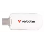 Verbatim Plectra USB-C atmintukas baltas 128GB, 128 GB, USB Type-C, 3.2 Gen 1 (3.1 Gen 1), 100 MB/s, be dangtelio, baltas