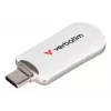 Verbatim Plectra USB-C atmintukas baltas 128GB, 128 GB, USB Type-C, 3.2 Gen 1 (3.1 Gen 1), 100 MB/s, be dangtelio, baltas
