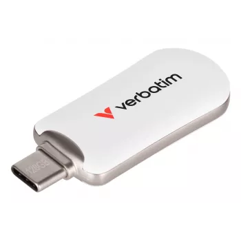 Verbatim Plectra USB-C atmintukas baltas 128GB, 128 GB, USB Type-C, 3.2 Gen 1 (3.1 Gen 1), 100 MB/s, be dangtelio, baltas