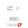 Verbatim Plectra USB-C atmintukas baltas 128GB, 128 GB, USB Type-C, 3.2 Gen 1 (3.1 Gen 1), 100 MB/s, be dangtelio, baltas