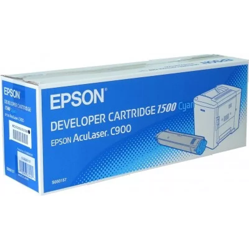 Epson AL-C900 Developer kasetė Cyan 1.5k, 1500 puslapių, Ciano, 1 vnt.
