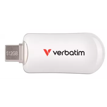 Verbatim Plectra USB-C atmintukas baltas 512 GB