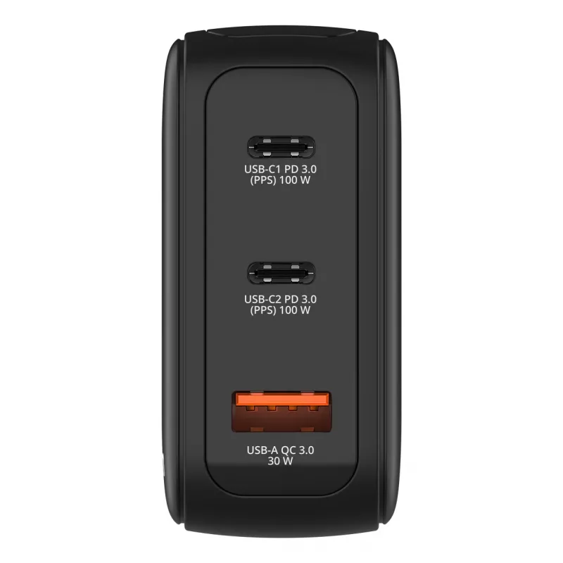 Verbatim Mini GaN įkroviklis 100W su ekranu, AC, 20 V, juodas