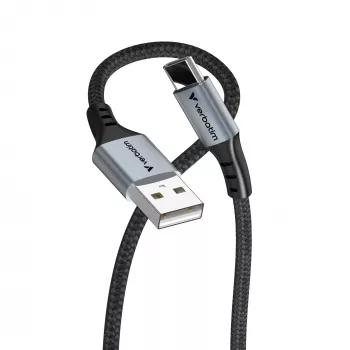 Verbatim Sync & Charge laidas USB-A į USB-C 120 cm, 1,2 m, USB A, USB C, USB 2.0, 0,48 Gbit/s, juodas