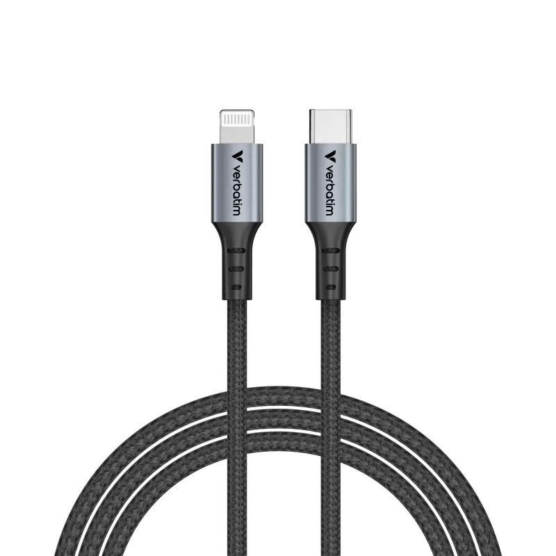 Verbatim Sync & Charge USB-C į Lightning laidas 1,2 m, juodas
