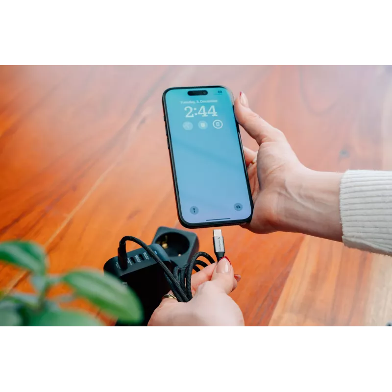 Verbatim Sync & Charge USB-C laid 60W, 1,2 m, juoda