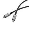 Verbatim Sync & Charge USB C į USB C 240W 40 Gbps 120 cm, 1,2 m, USB C, USB C, USB4 Gen 2x2, 40 Gbit/s, Juoda