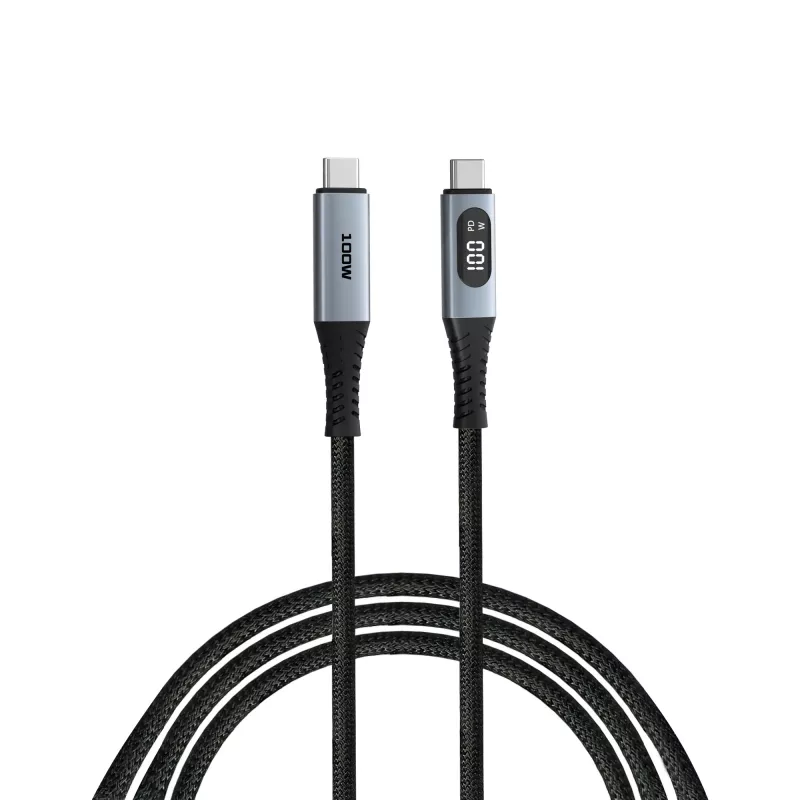 Verbatim Sync & Charge USB C į USB C 100W Ekranas 120 cm, 1,2 m, USB C, USB C, USB 2.0, 0,48 Gbit/s, Juoda