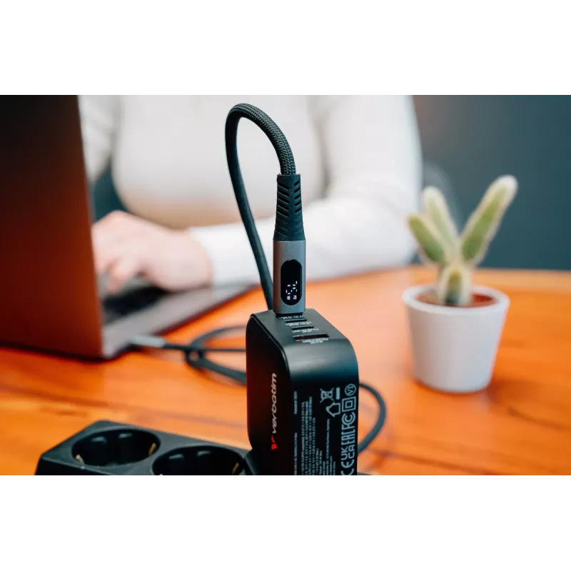 Verbatim Sync & Charge USB C į USB C 240W 40 Gbps Ekranas 120 cm