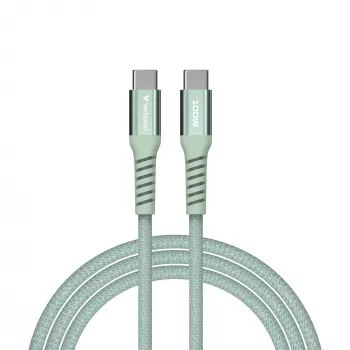 Verbatim Sync & Charge Magnetic Cable 100W USB-C į USB-C 120 cm Žalias