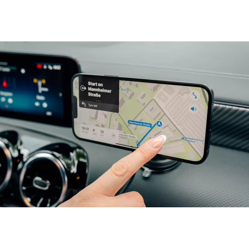 Verbatim Charge 'n' Drive Qi2 belaidis automobilinis magnetinis RGB įkroviklis