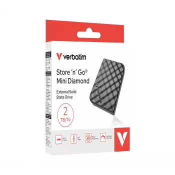 Verbatim Store 'n' Go Mini Diamond USB-C 2TB Juodas