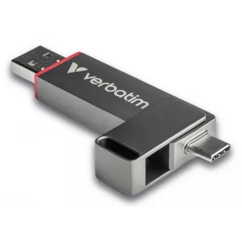 „Verbatim Dual QuickStick“ USB atmintukas 512 GB USB-A / USB-C 3.2 Gen 1 pilka