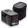Verbatim UTA-10 140W GaN III Universalus kelioninis adapteris su 2x USB-C PD 3.1 ir QC 4+, 1x USB-C PD 3.0 ir 1x USB-A QC 3.0