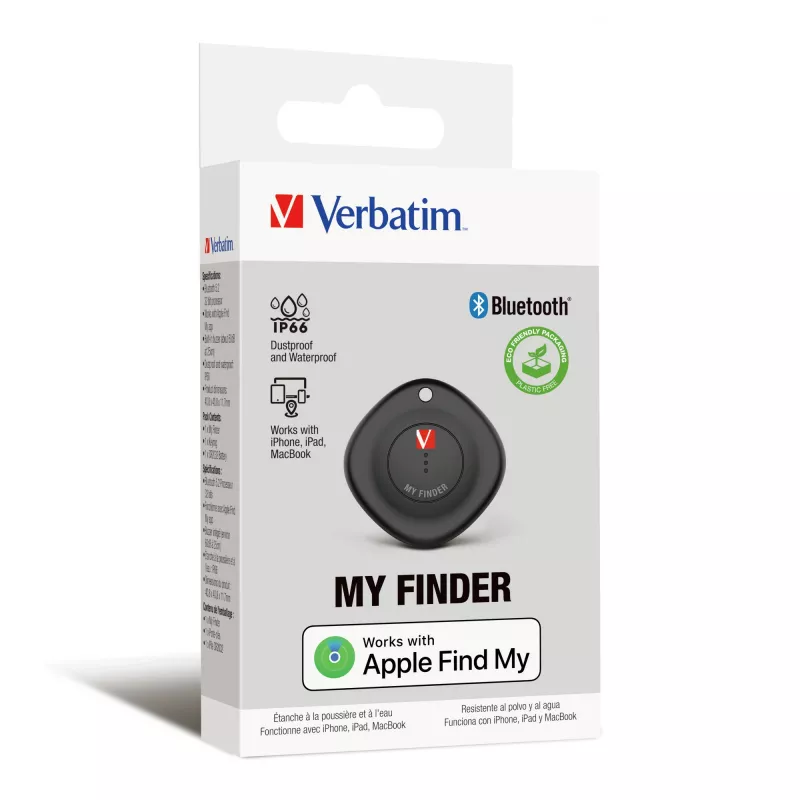 Verbatim MYF-01 Bluetooth ieškiklis 1 vnt. juodas