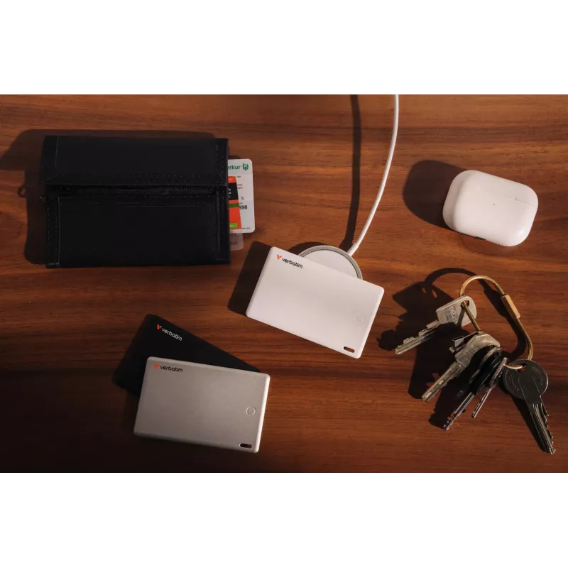 Verbatim My Finder Card Bluetooth daiktų ieškiklis 2 vnt. rinkinys juodas/sidabrinis