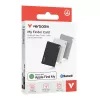 Verbatim My Finder Card Bluetooth daiktų ieškiklis 3 vnt. rinkinys juoda / sidabrinė / balta