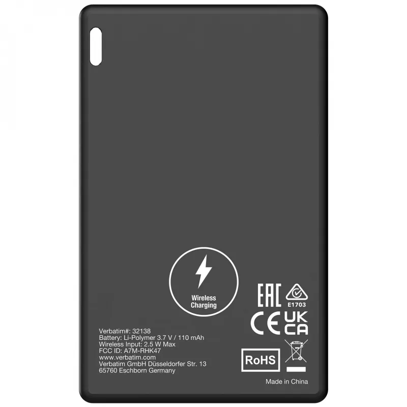 Verbatim My Finder Card Bluetooth daiktų ieškiklis 3 vnt. rinkinys juoda / sidabrinė / balta